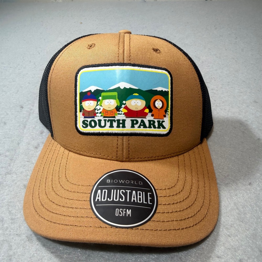 South Park Characters Trucker Hat Adjustable‎ One Size Fits Most Bioworld